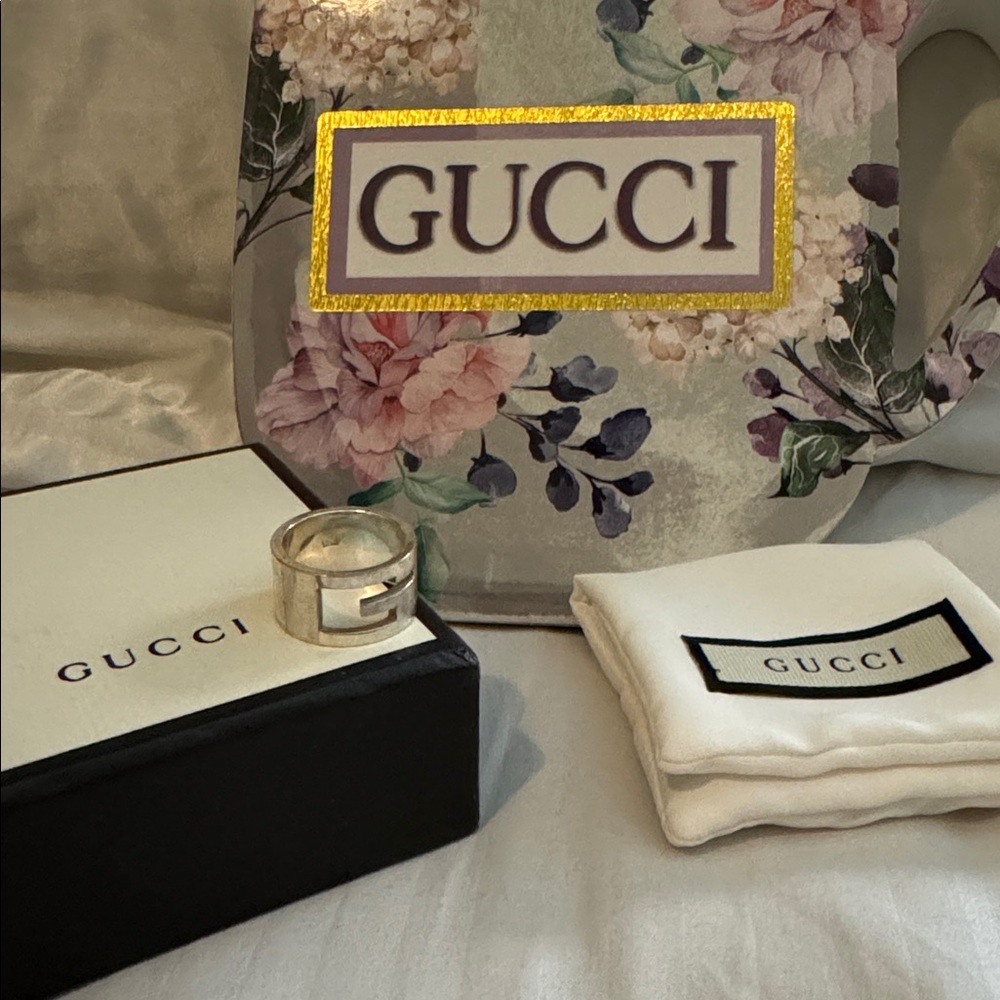 Gucci 925 Silver G Ring